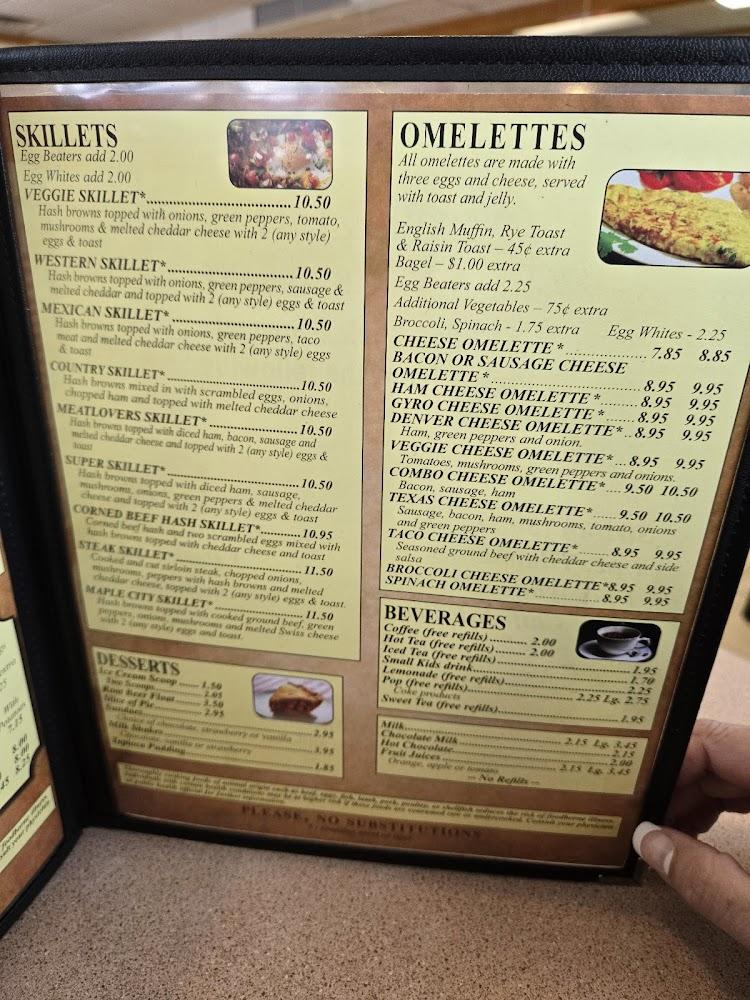 Maple City Family Restaurant Menu image 2